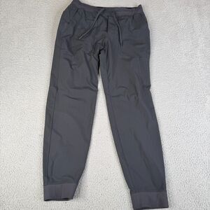 Lululemon ABC Jogger Men L Black Pants 31x29 Warpstreme Athleisure M5A85S